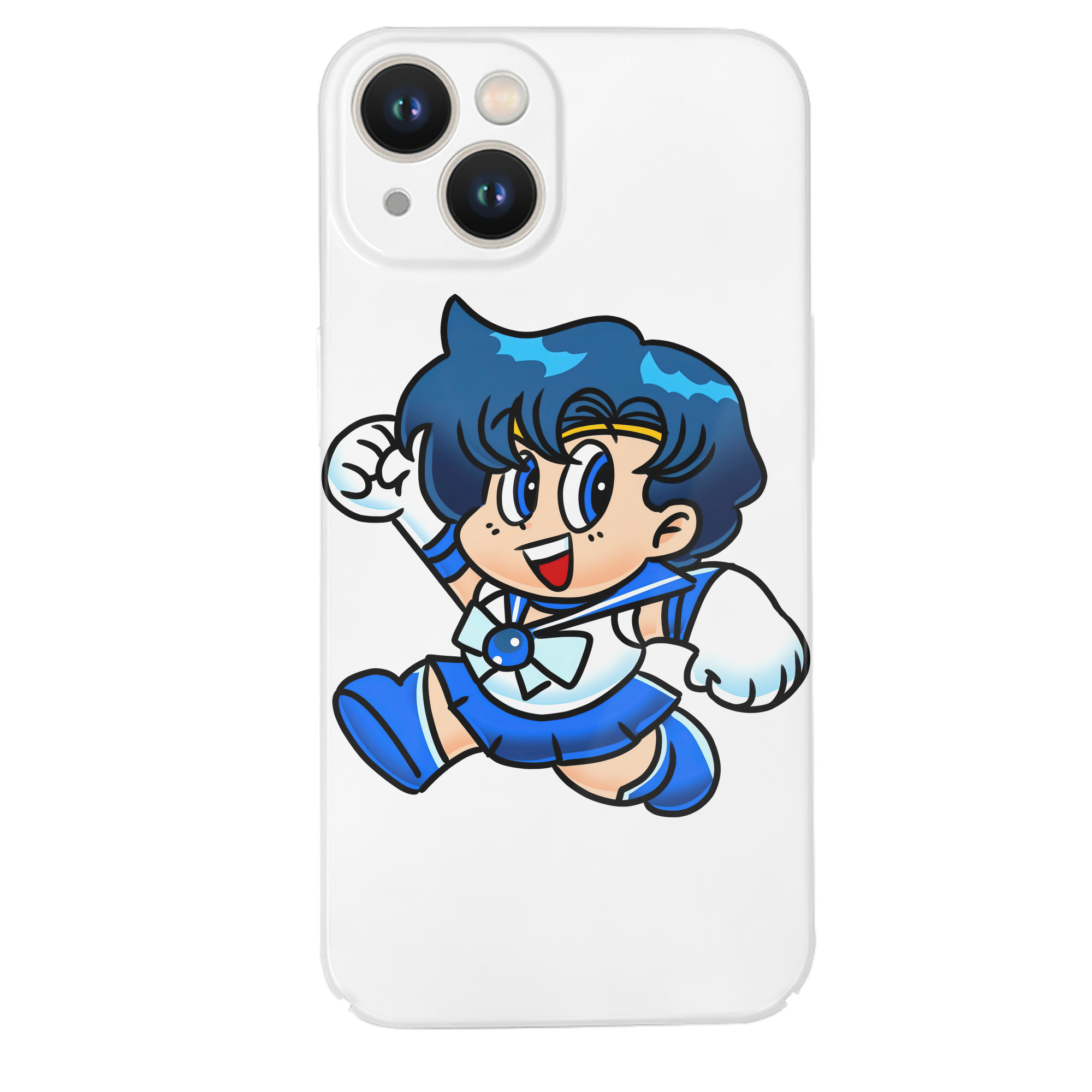 （画像用） 美少女戦士セーラームーン 水野 亜美 みずの あみ Sailor Moon Mizuno Ami 【iPhone 14シリーズ対応】ハードケース